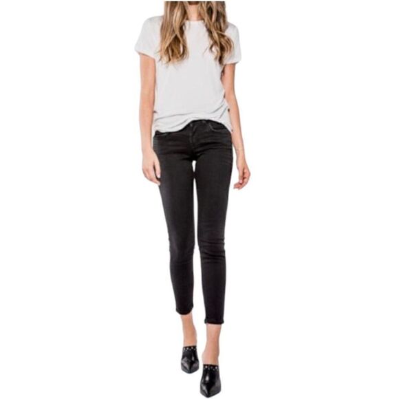 Silver Jeans Suki Skinny Fluid Denim Black Size 27 - Picture 2 of 9